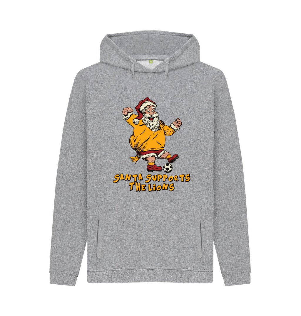 Light Heather Livingston Men's Santa Hoody