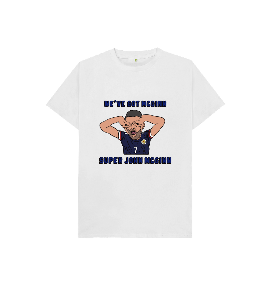 White Printed Kids T-Shirt Front