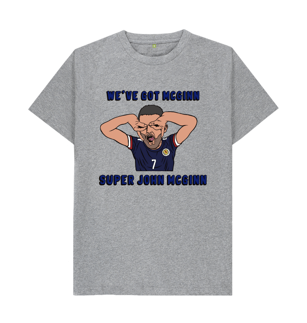 Athletic Grey Printed T-shirt Front