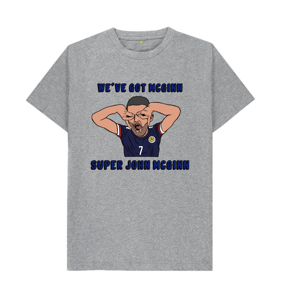 Athletic Grey Printed T-shirt Front