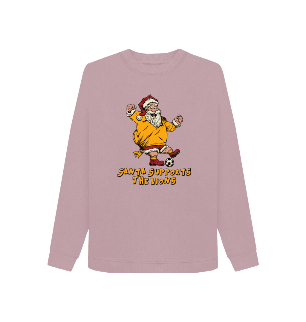 Mauve Printed Sweater Front
