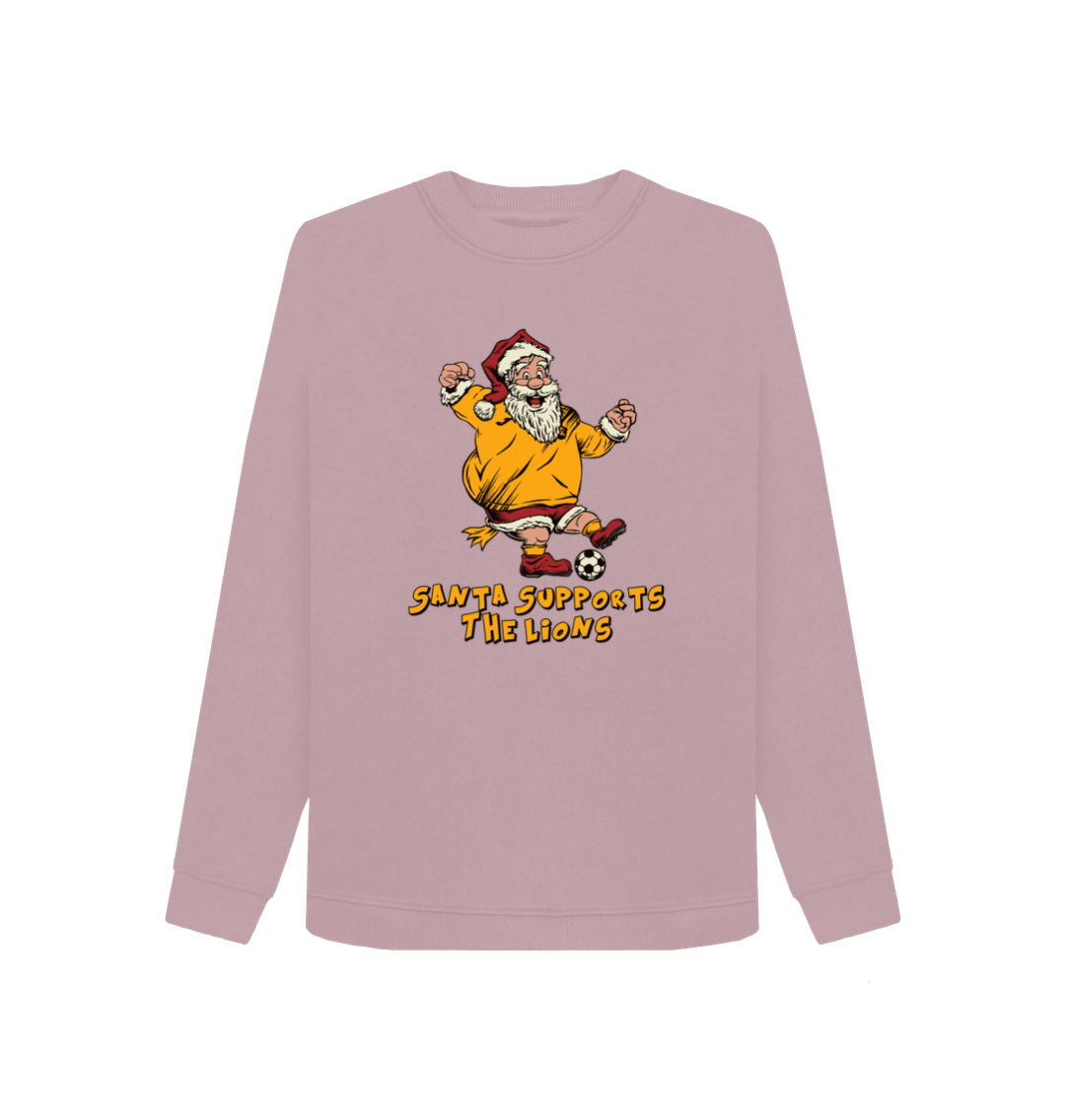 Mauve Printed Sweater Front