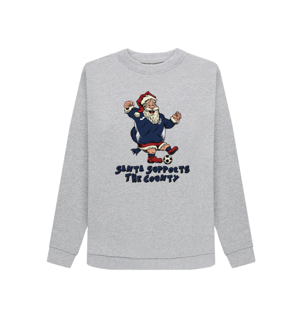 Light Heather Printed Sweater Front