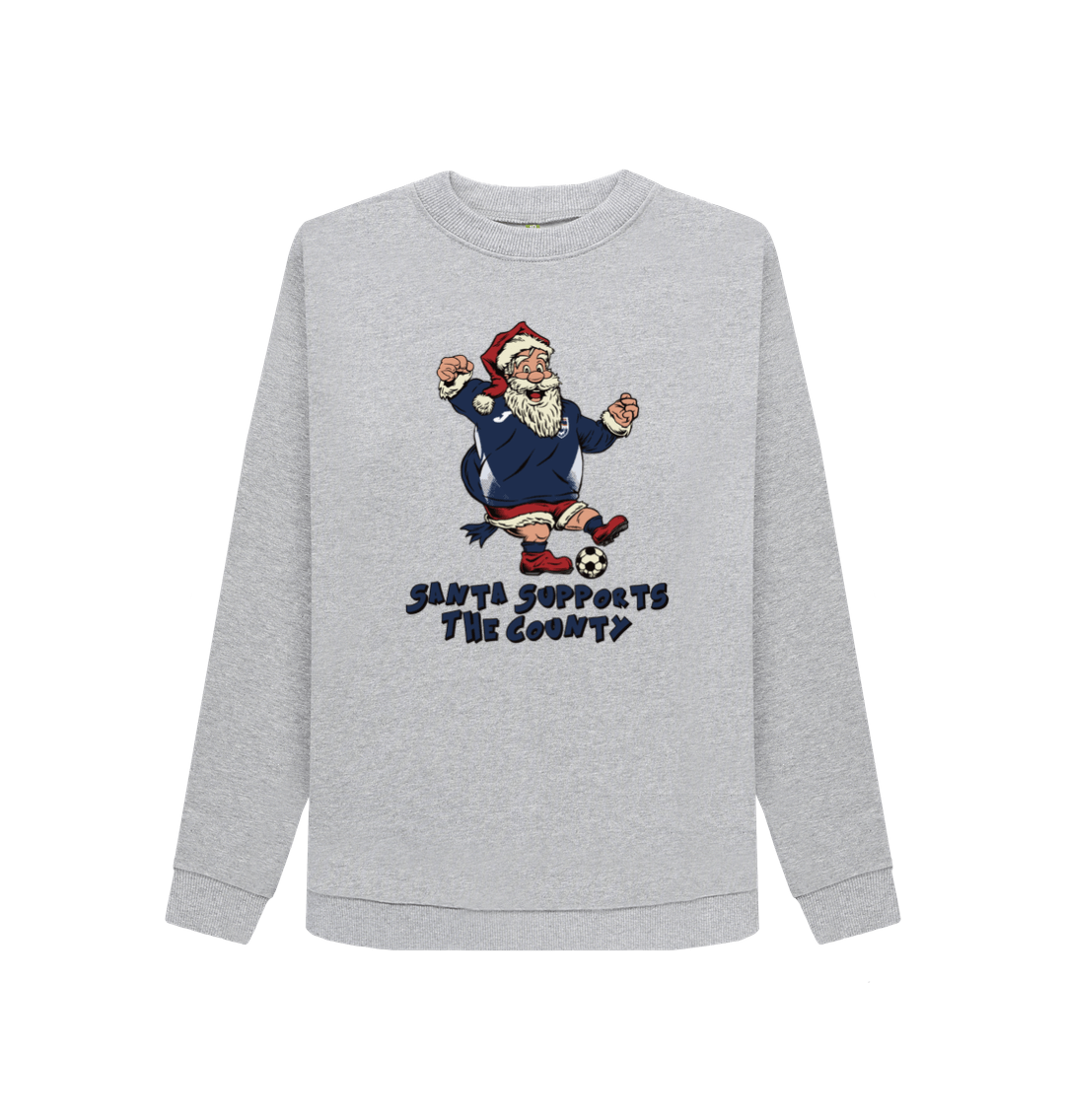 Light Heather Printed Sweater Front