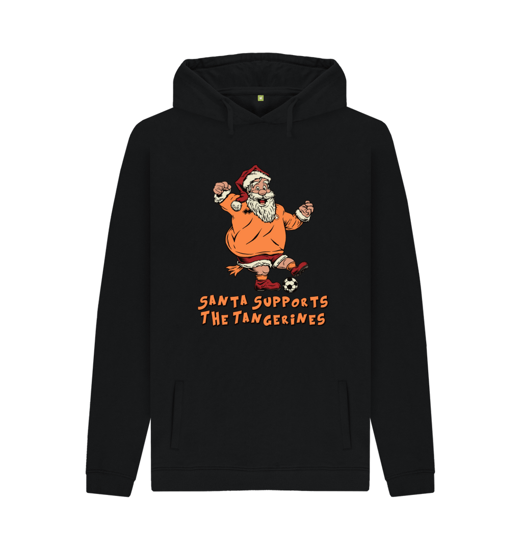 Black Printed Hoody Front