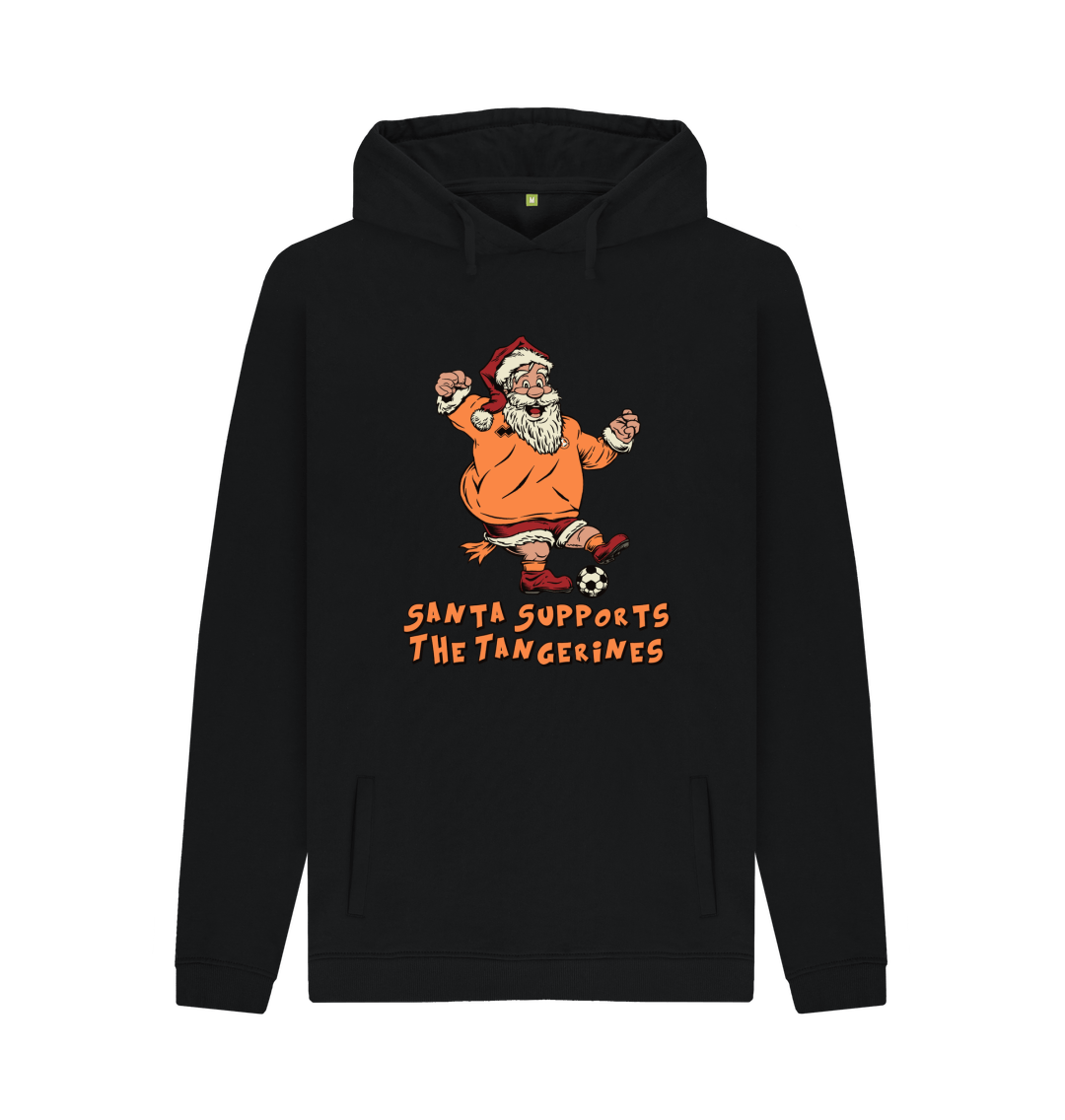 Black Printed Hoody Front
