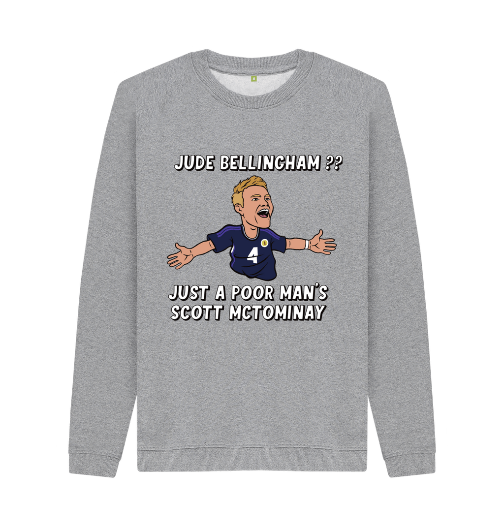 Light Heather Printed Sweater Front