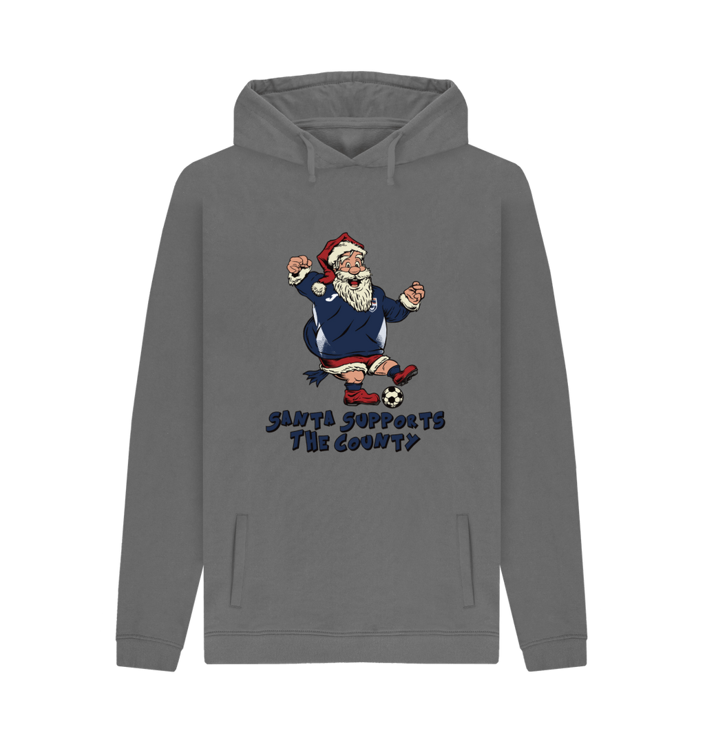 Slate Grey Printed Hoody Front