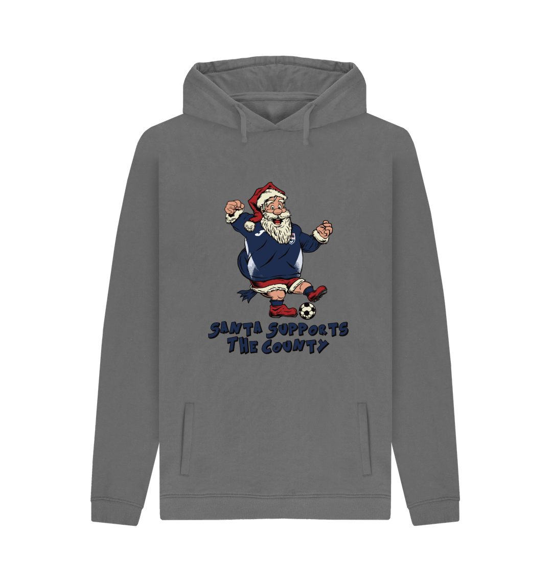 Slate Grey Printed Hoody Front