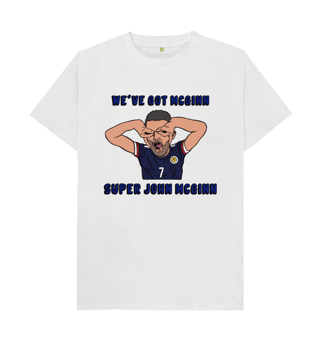 White Printed T-shirt Front