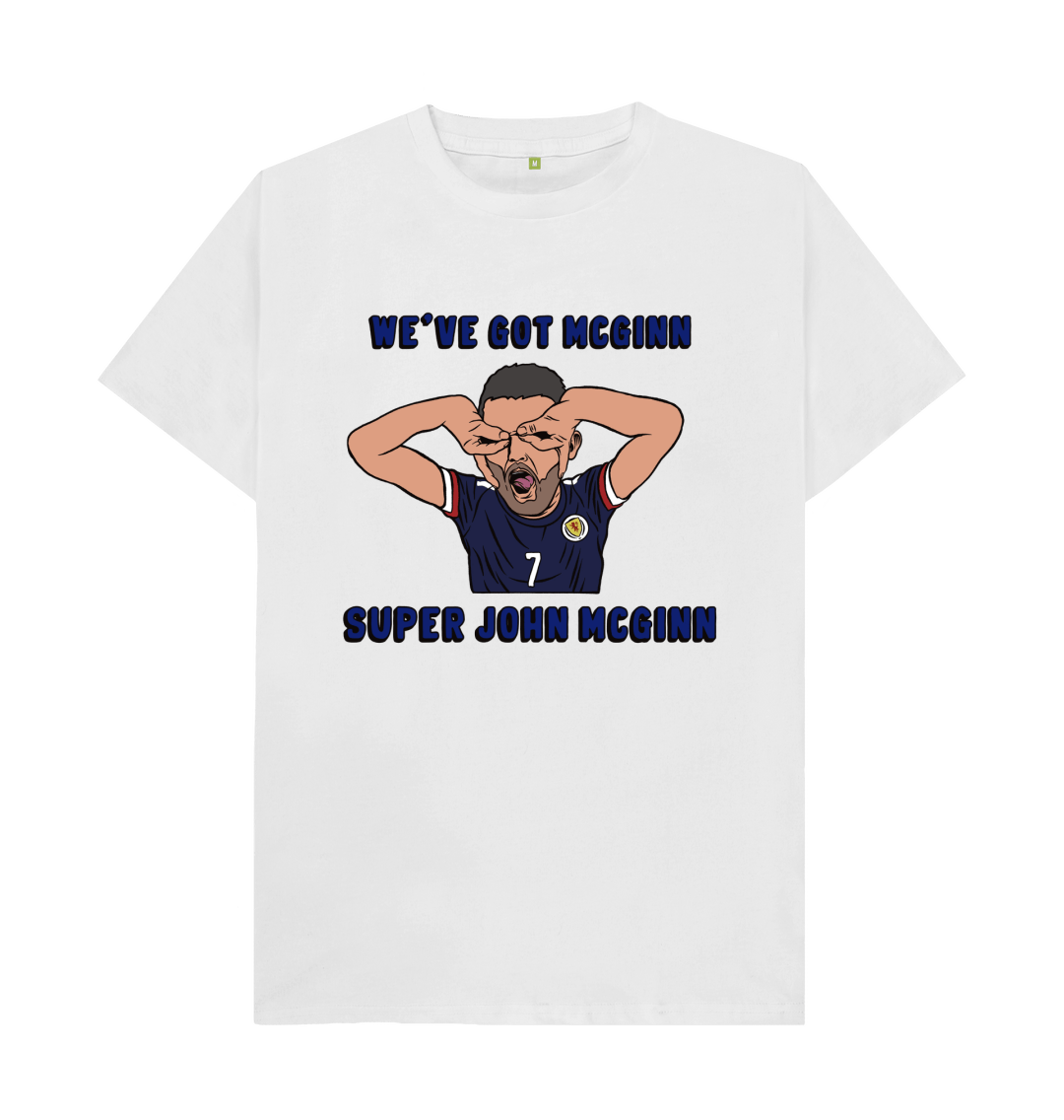 White Printed T-shirt Front