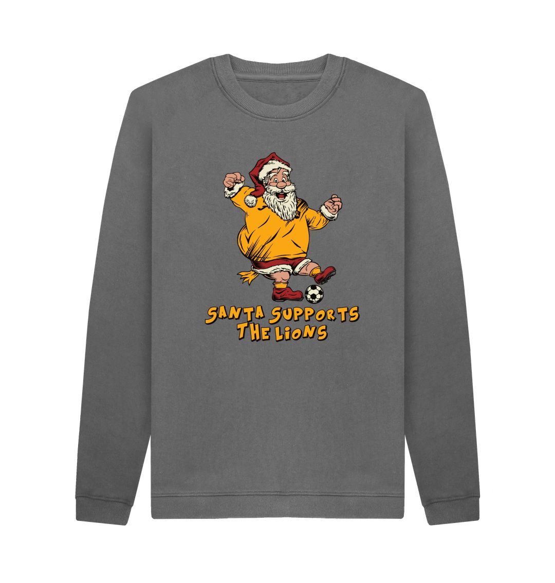 Slate Grey Livingston Men's Santa Jumper