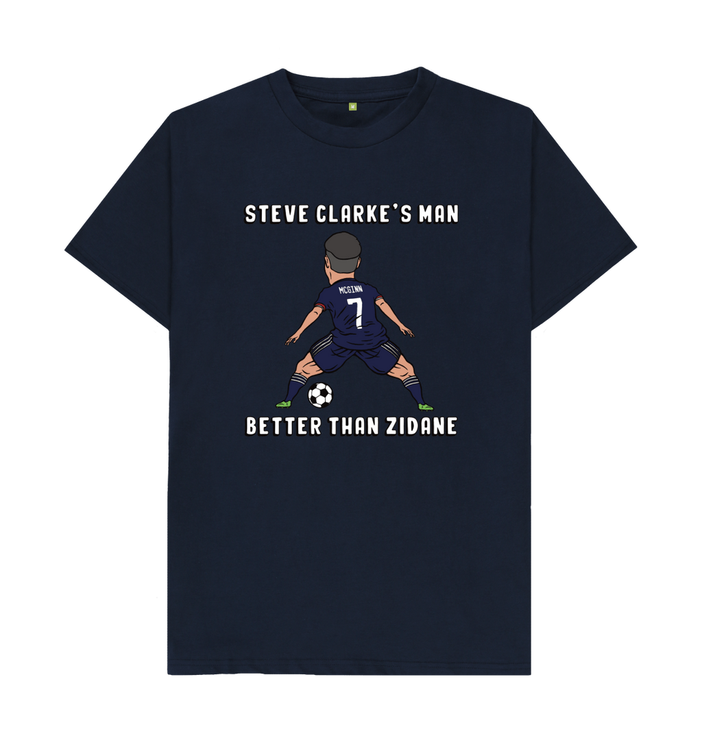 Navy Blue Printed T-shirt Front