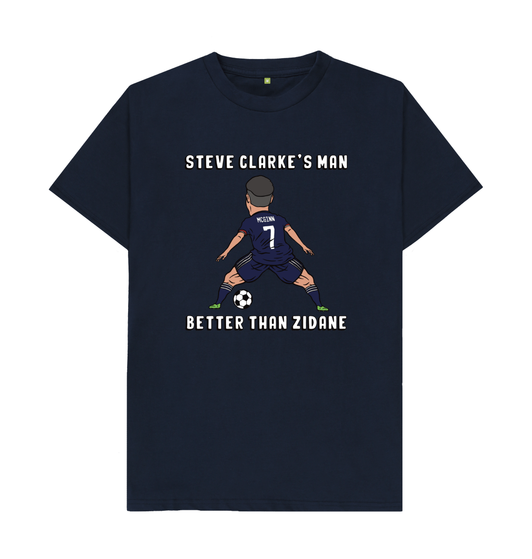 Navy Blue Printed T-shirt Front