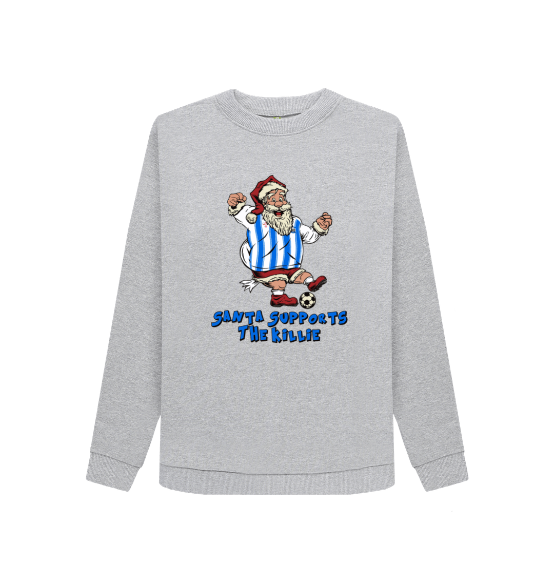 Light Heather Printed Sweater Front