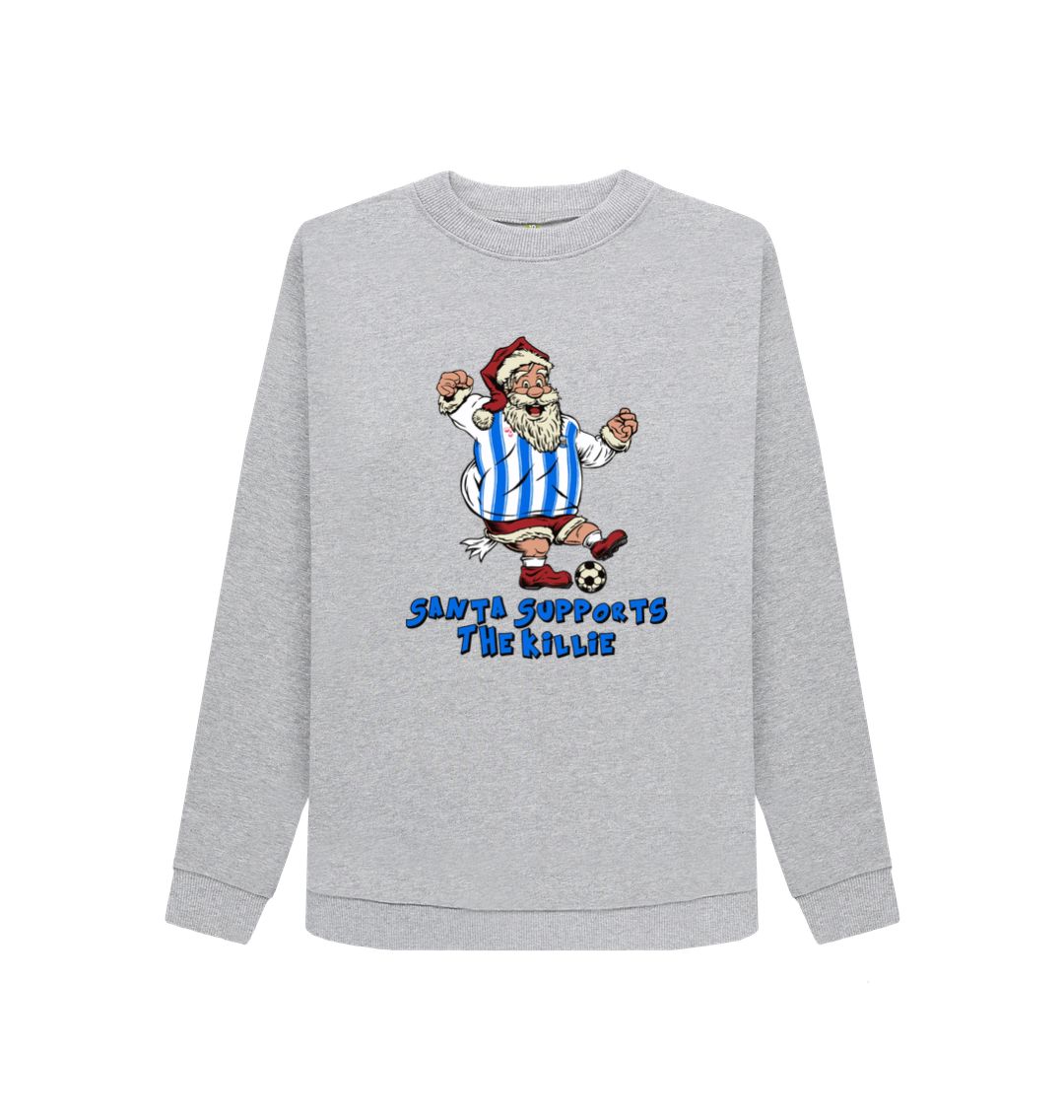 Light Heather Kilmarnock Women's Santa Jumper