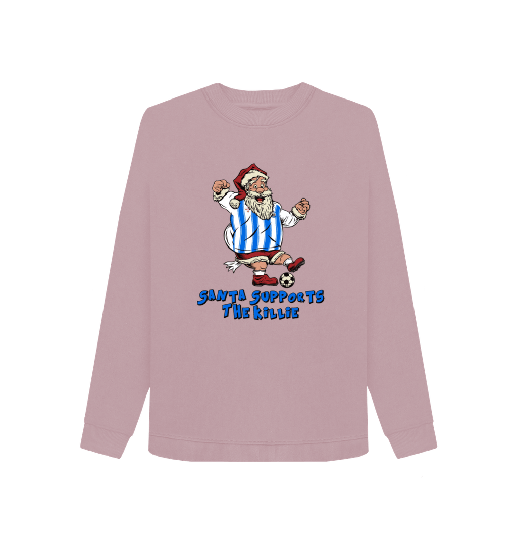 Mauve Printed Sweater Front