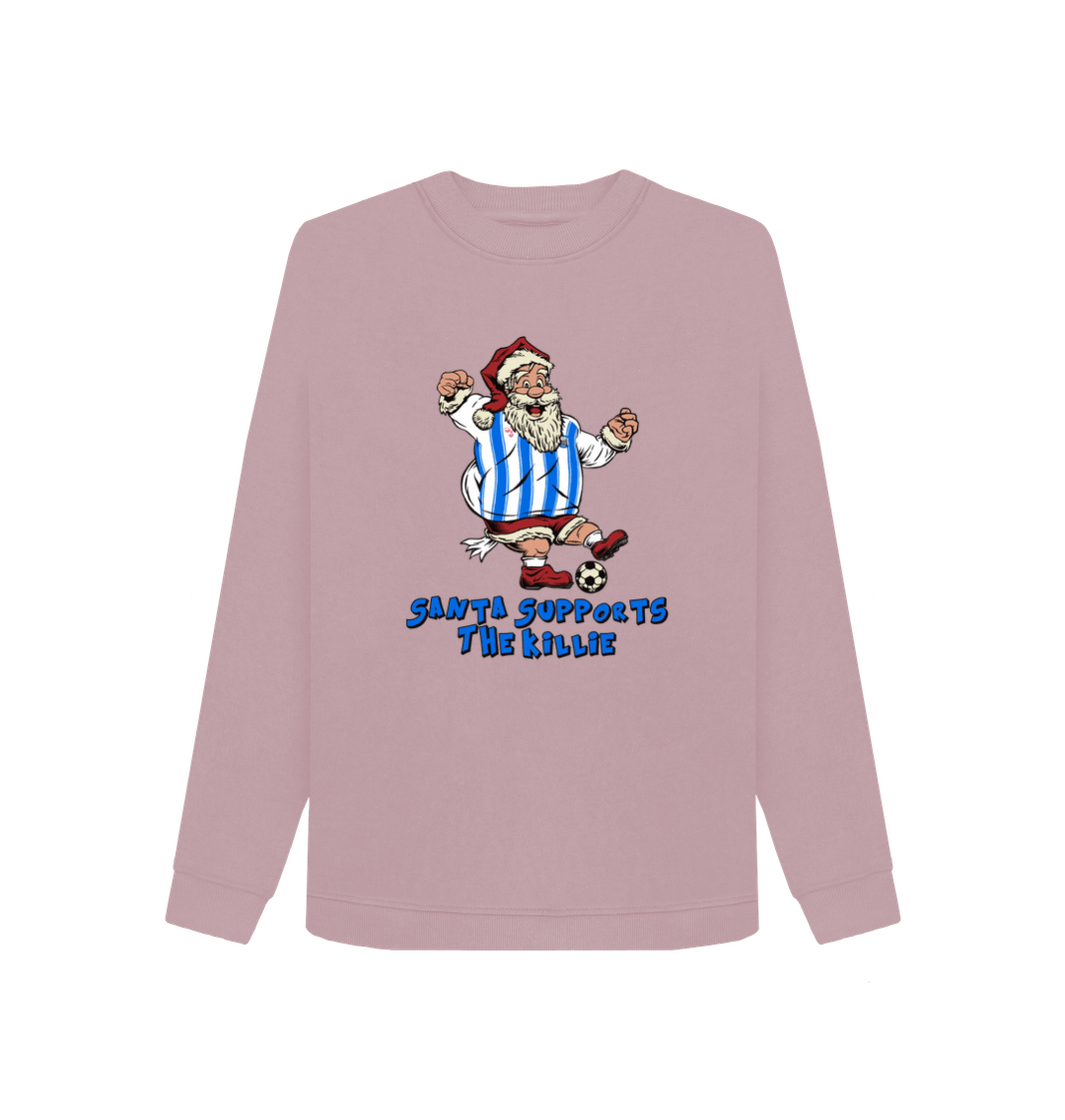 Mauve Printed Sweater Front