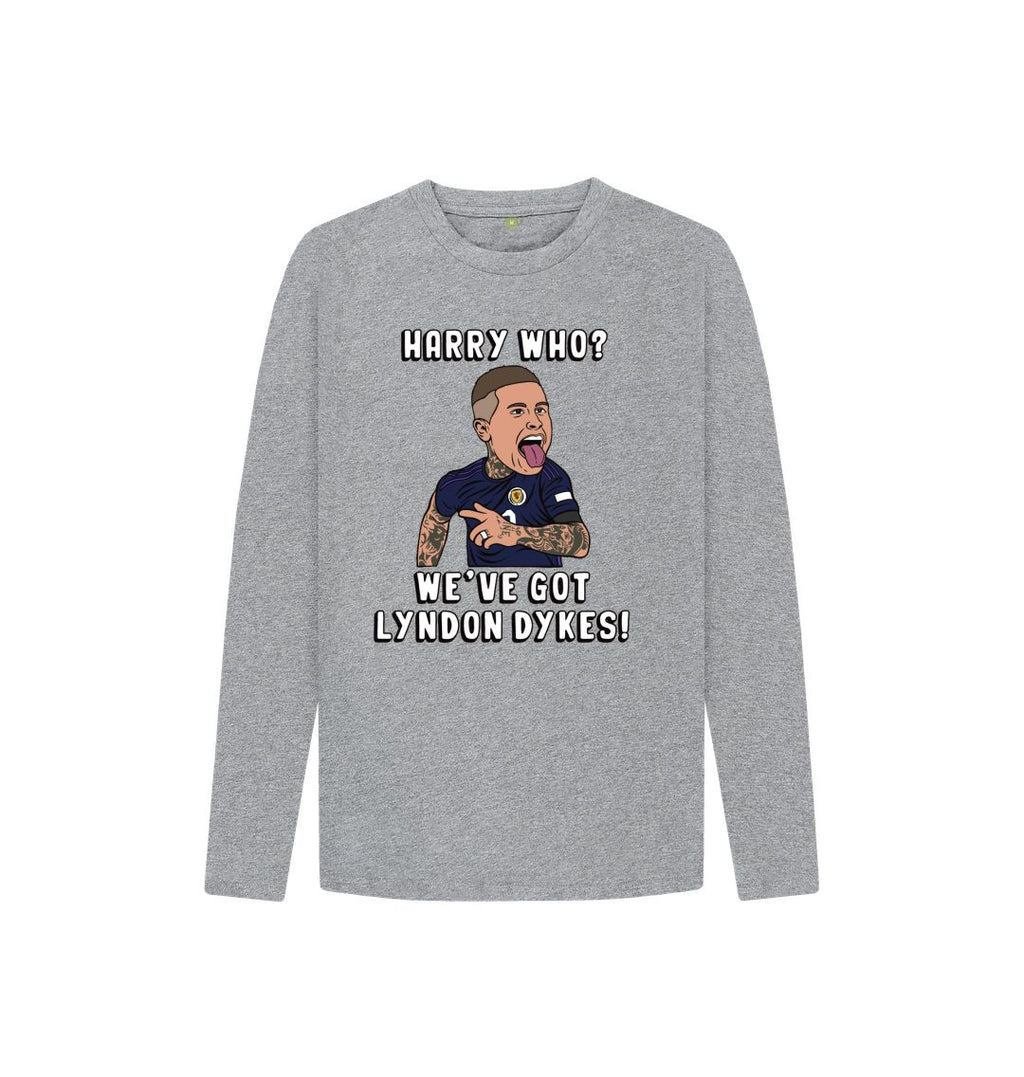 Athletic Grey Scotland Euro 2024 Kid's Long Sleeved T-shirt Lydon Dykes