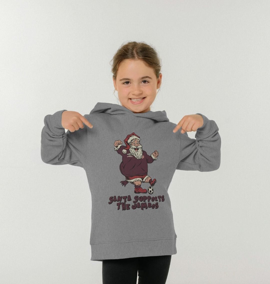 Hearts Kids Santa Hoody