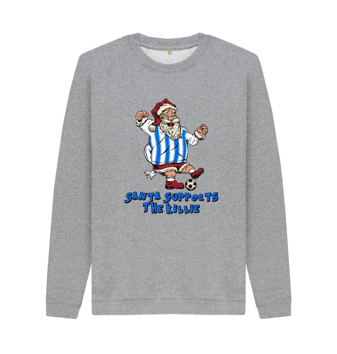 Light Heather Printed Sweater Front