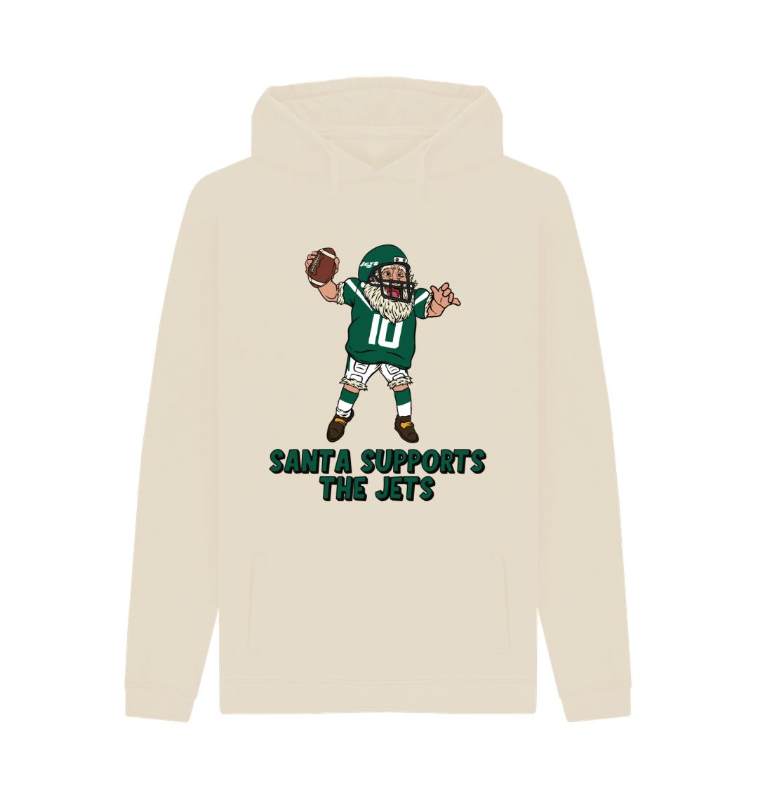 Oat New York Jets Santa Hoody (Green text)