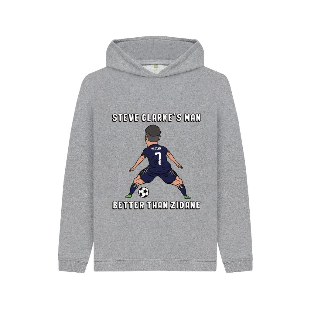 Athletic Grey Scotland Euro 2024 Unisex Kids Hoody - John McGinn