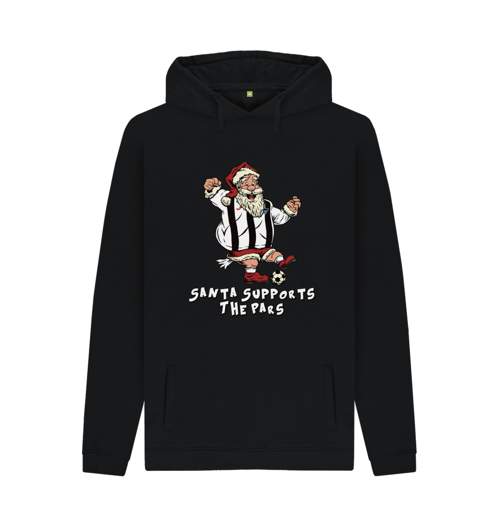 Black Printed Hoody Front