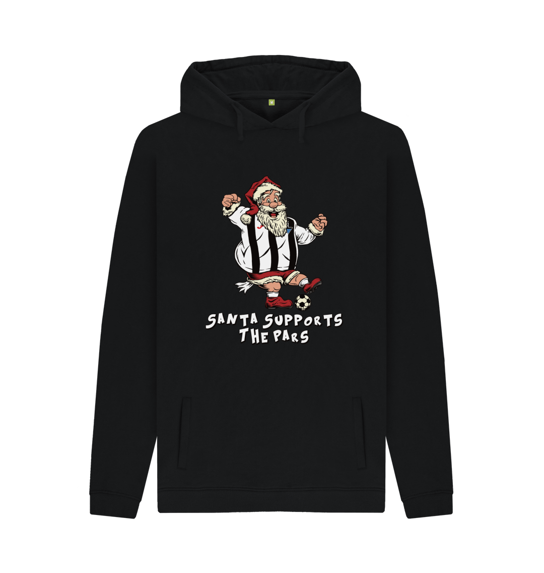 Black Printed Hoody Front