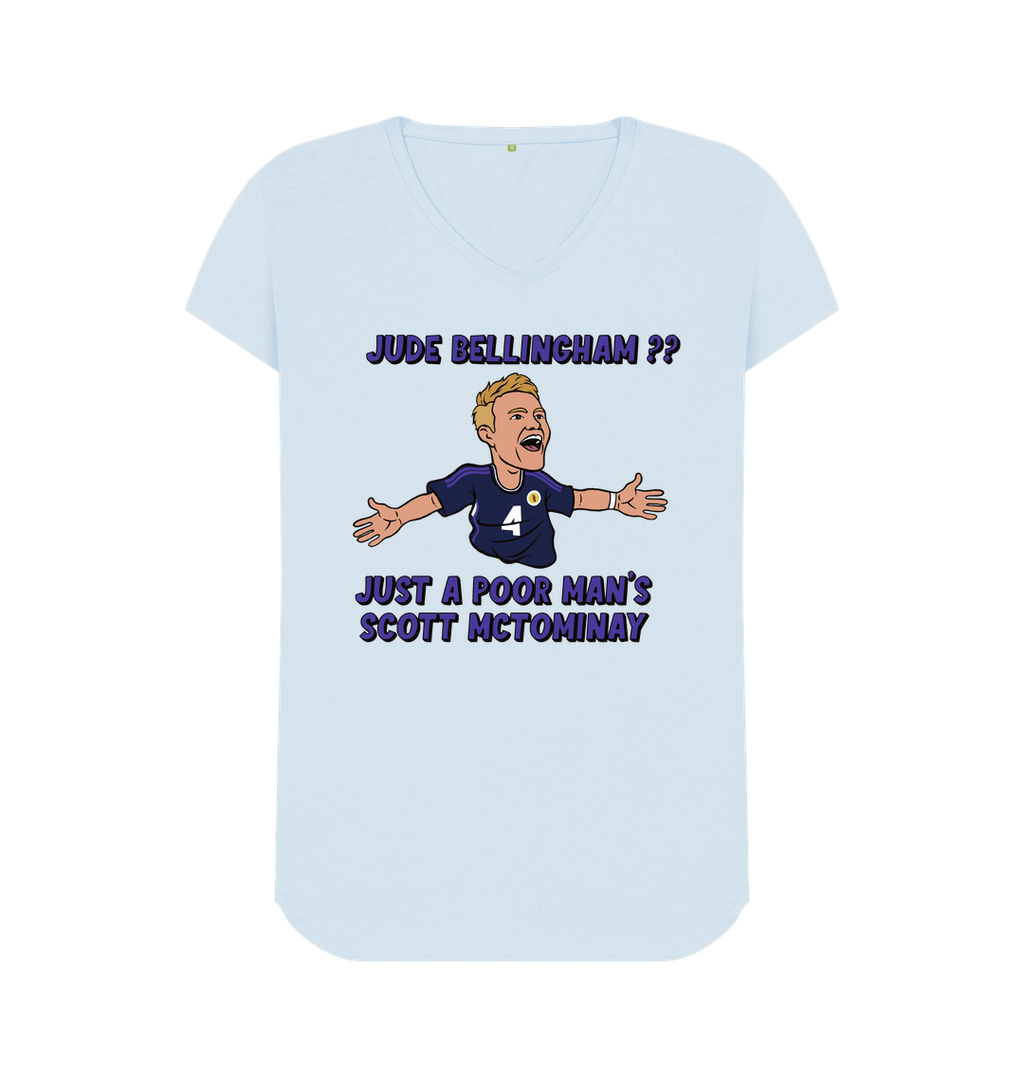 Sky Blue Printed T-shirt Front