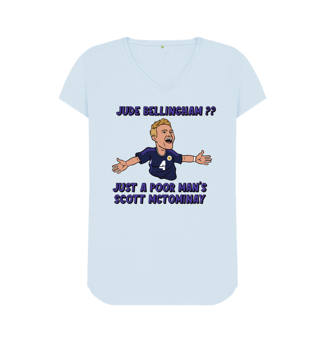 Sky Blue Printed T-shirt Front