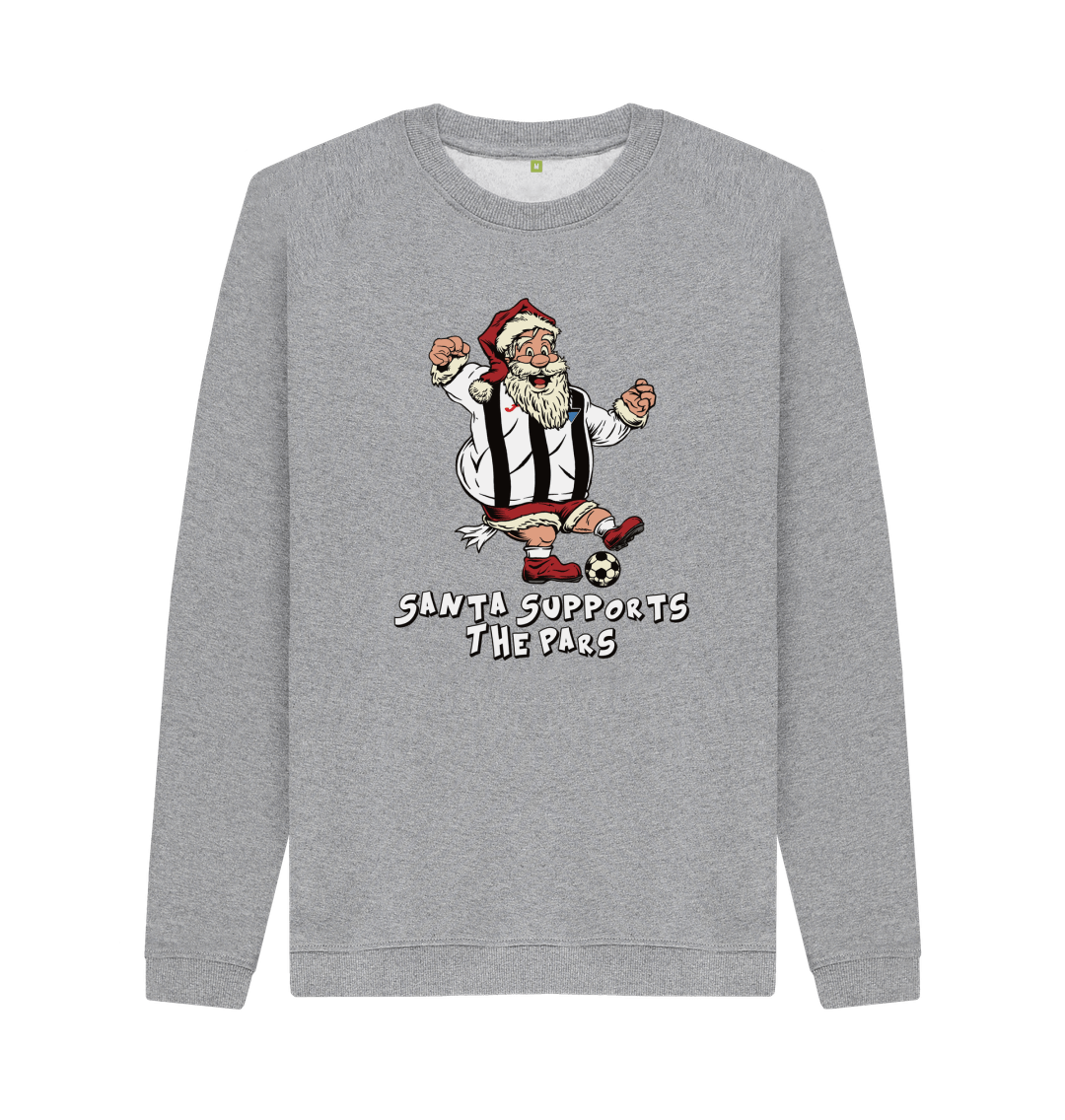 Light Heather Printed Sweater Front