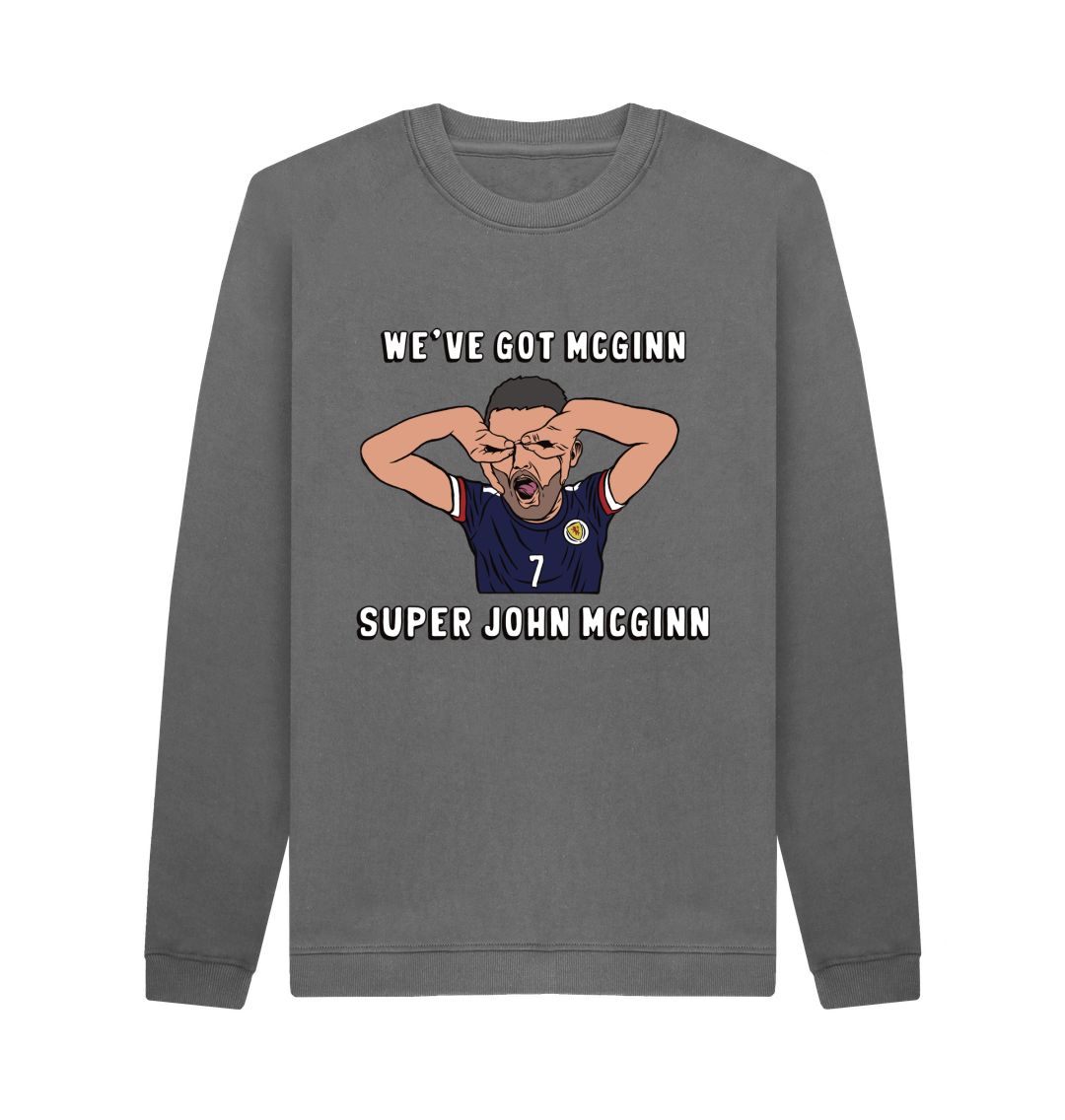 Slate Grey Super John McGinn Euro 2024 Jumper