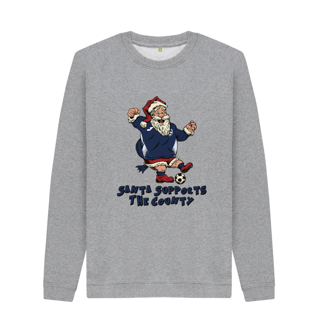 Light Heather Printed Sweater Front