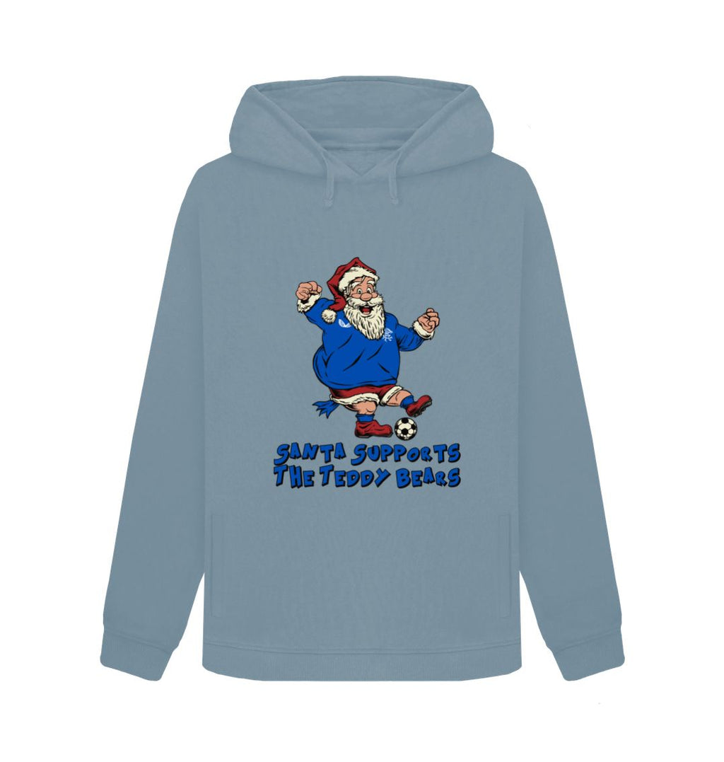 Stone Blue Rangers Woman's Santa Hoody