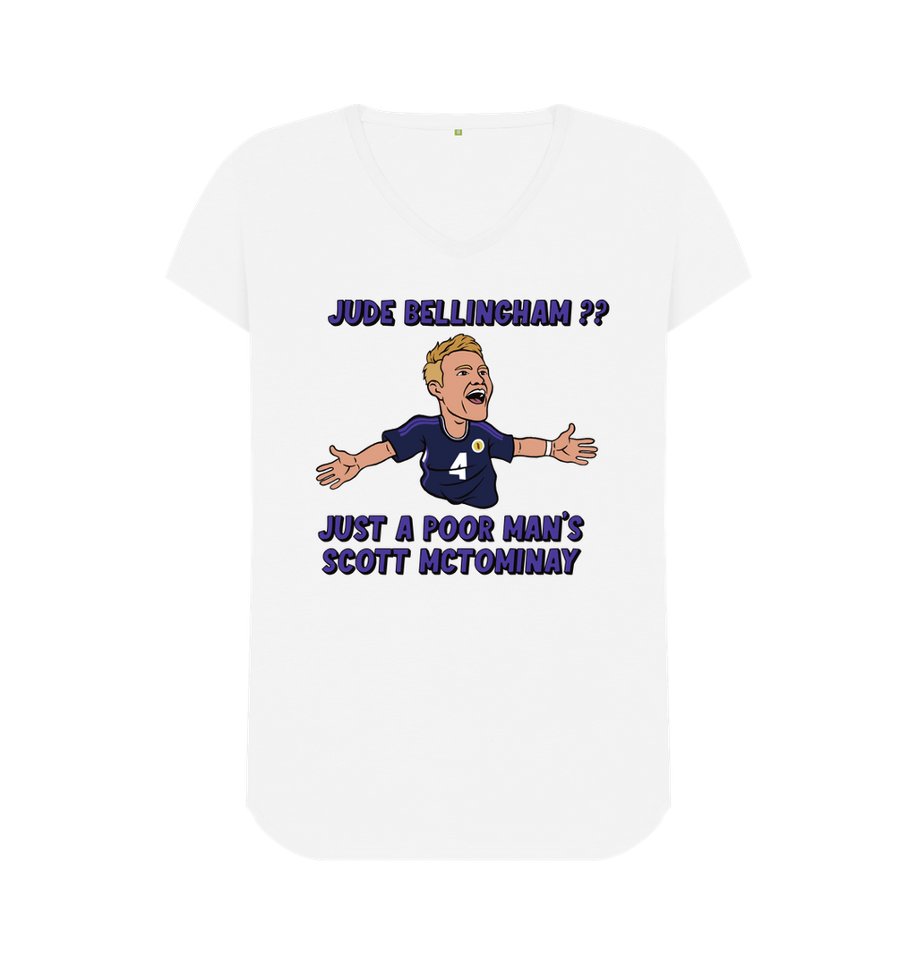 White Printed T-shirt Front