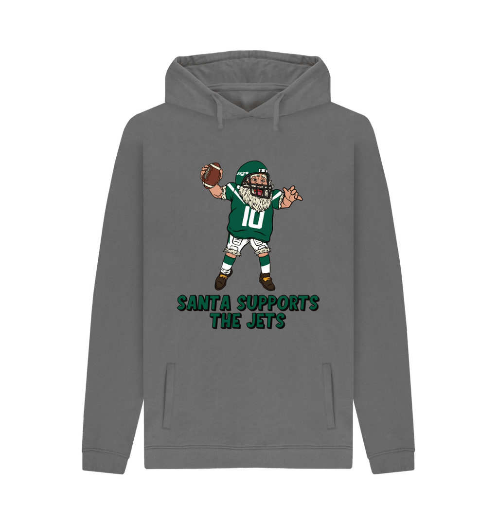 Slate Grey Printed Hoody Front