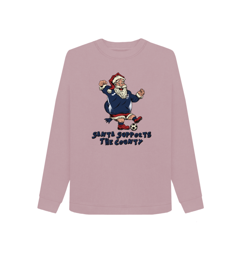 Mauve Printed Sweater Front