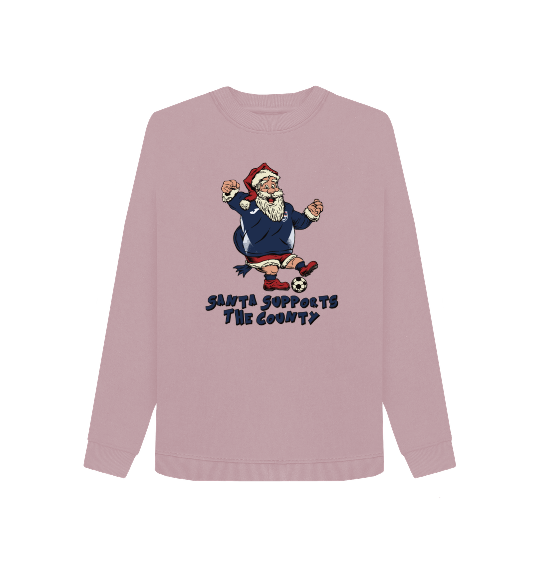Mauve Printed Sweater Front