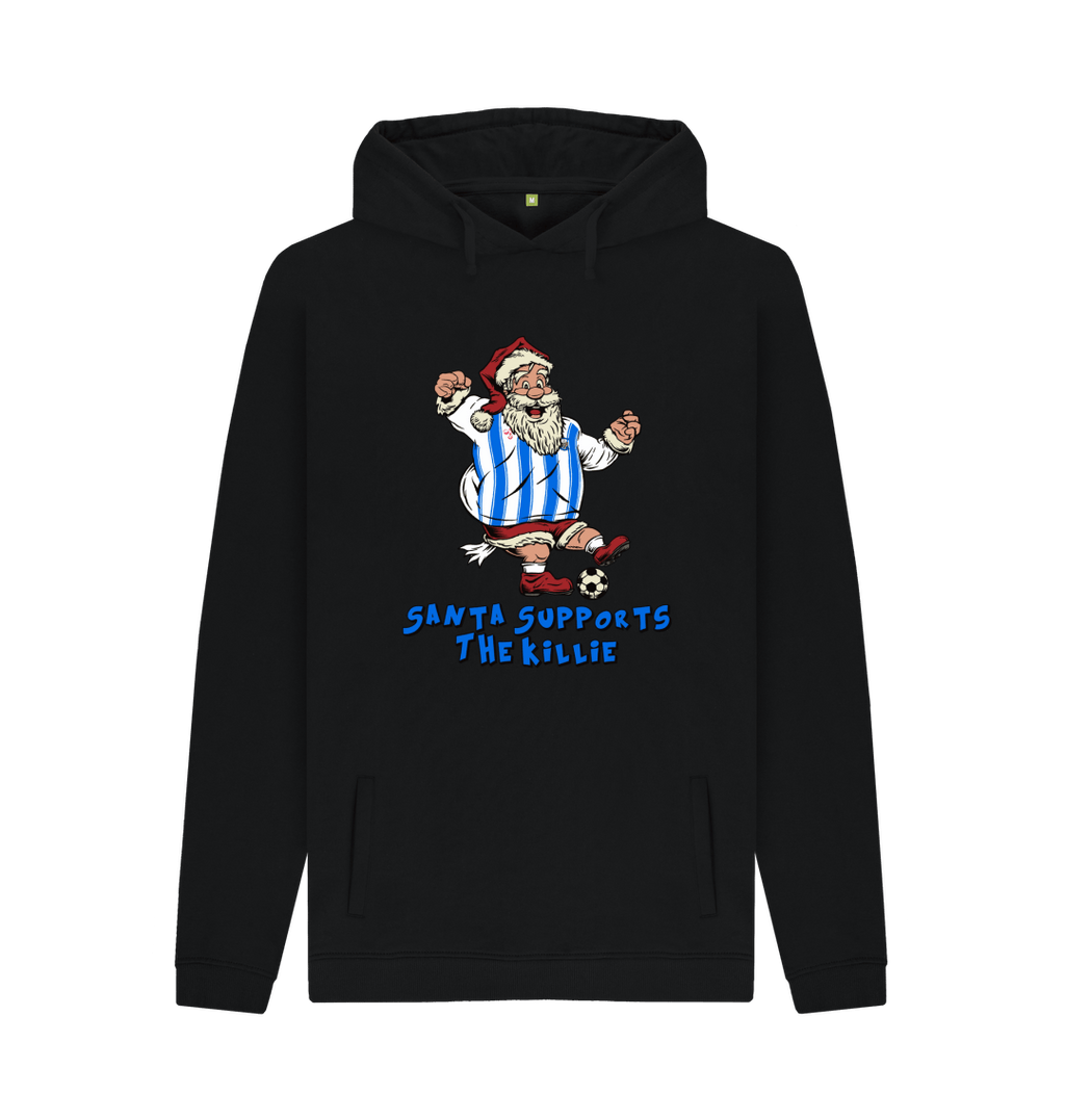 Black Printed Hoody Front