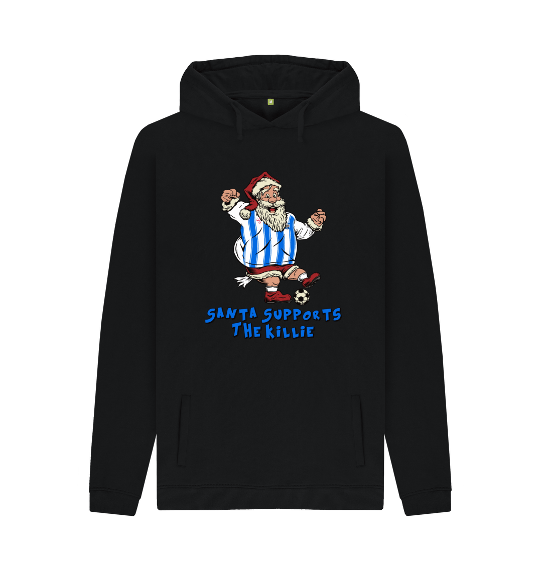 Black Printed Hoody Front