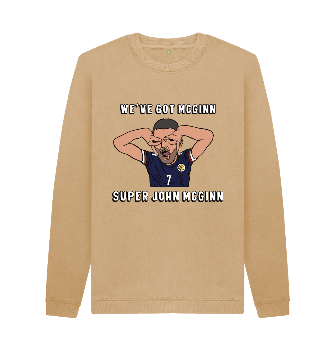 Sand Printed Sweater Front
