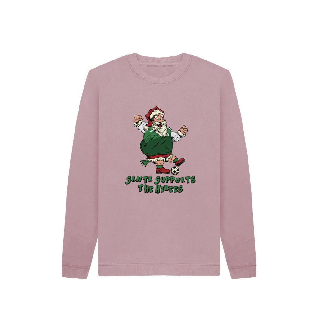 Mauve Hibernian Kids Santa Jumper