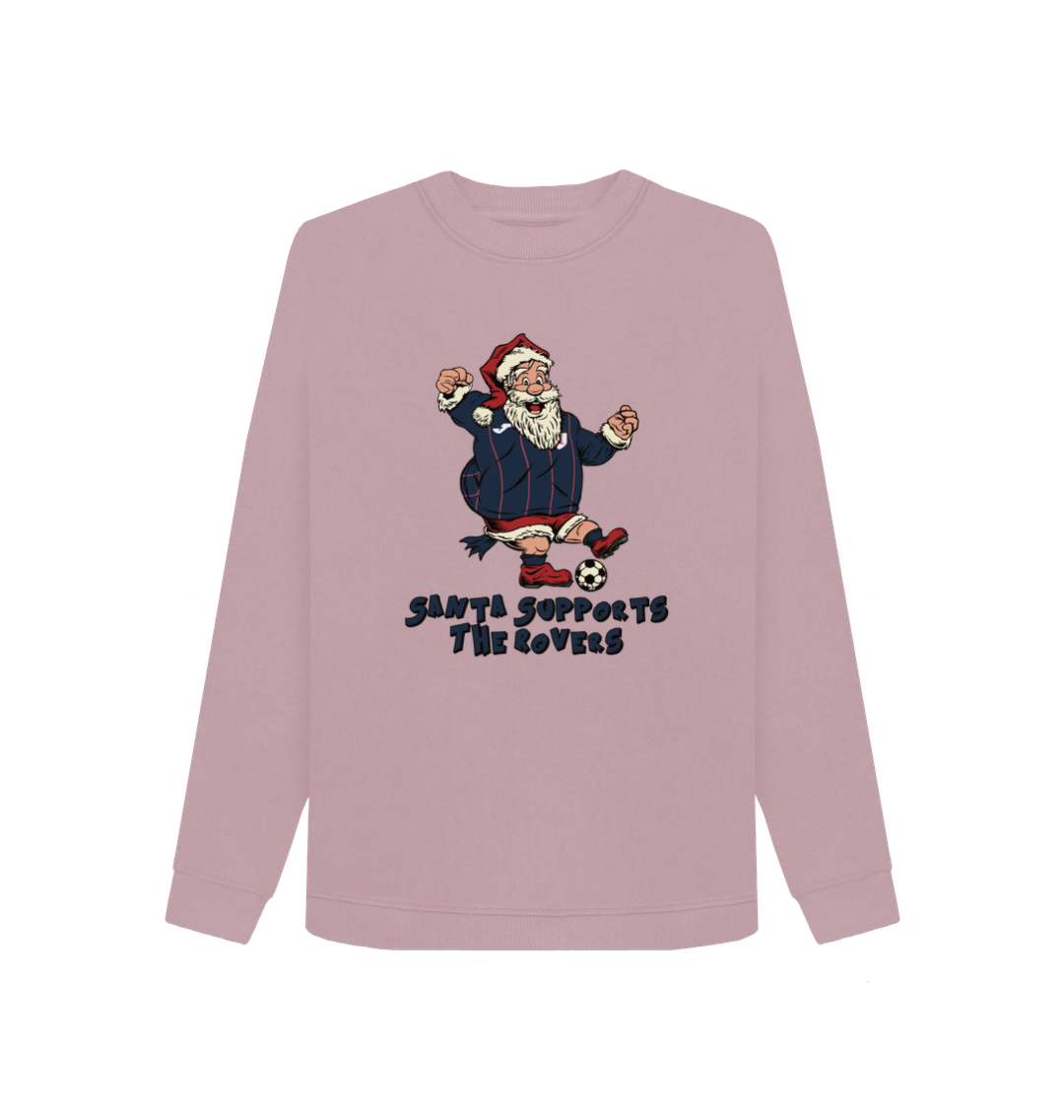 Mauve Printed Sweater Front