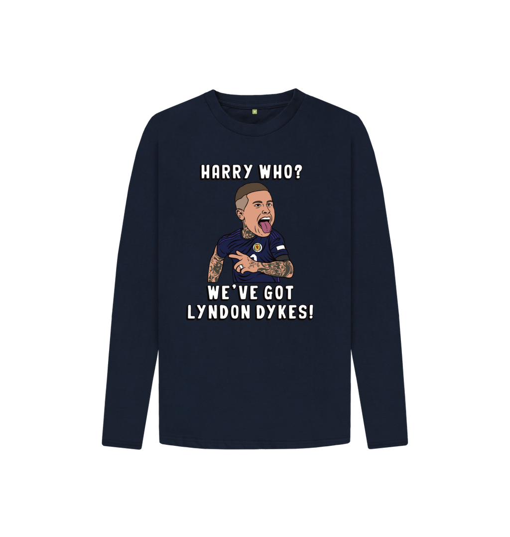 Navy Blue Printed Kids T-Shirt Front