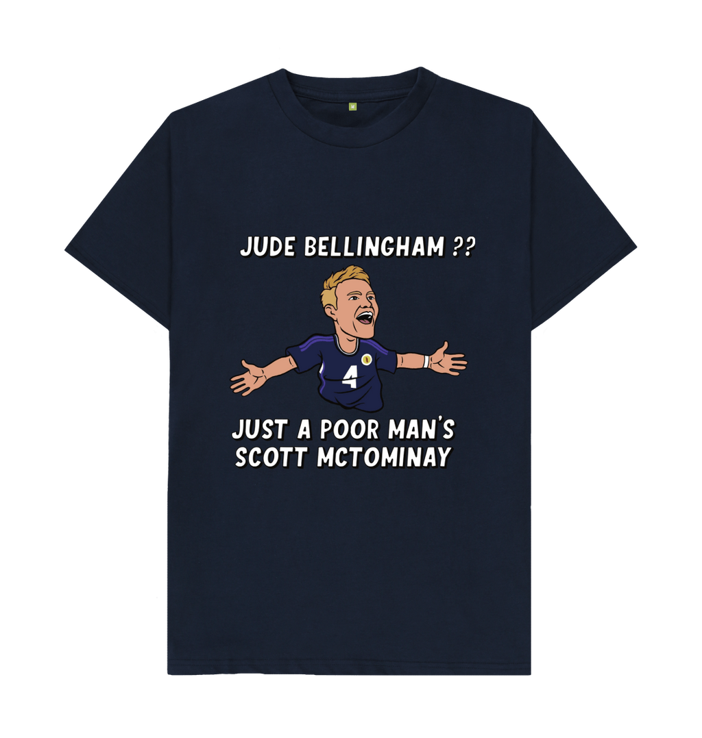 Navy Blue Printed T-shirt Front