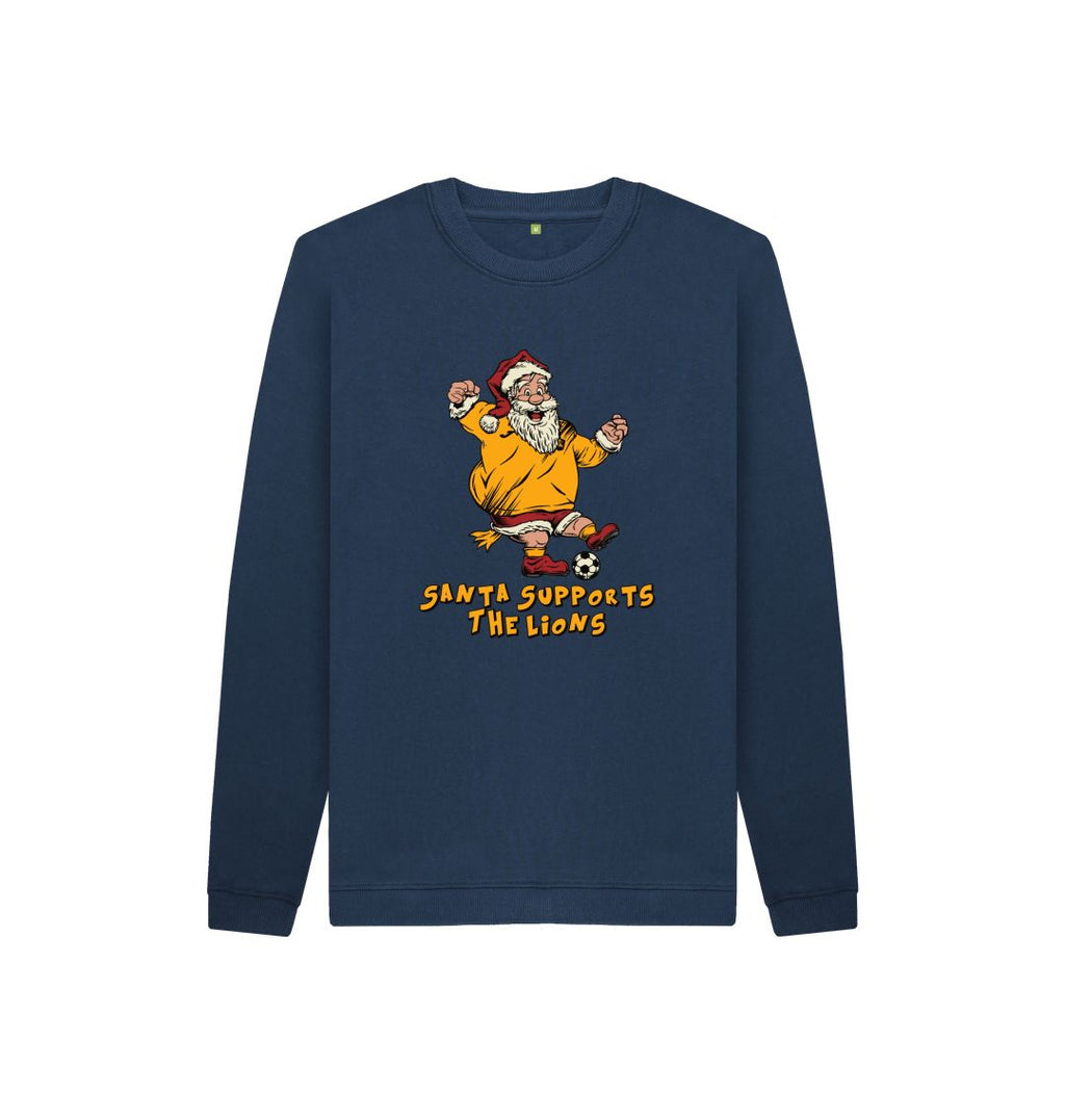 Navy Blue Livingston Kids Santa Jumper