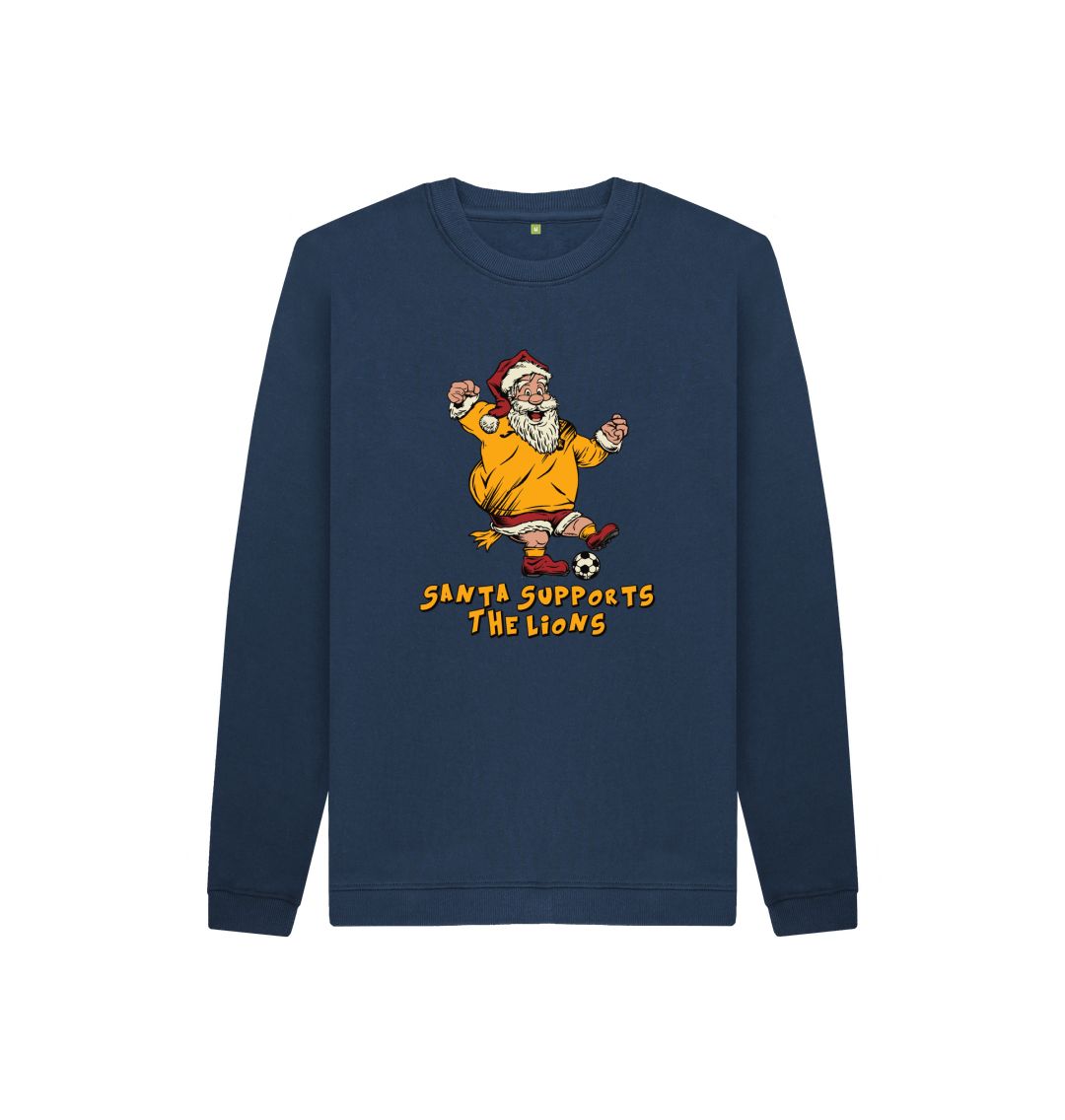 Navy Blue Livingston Kids Santa Jumper