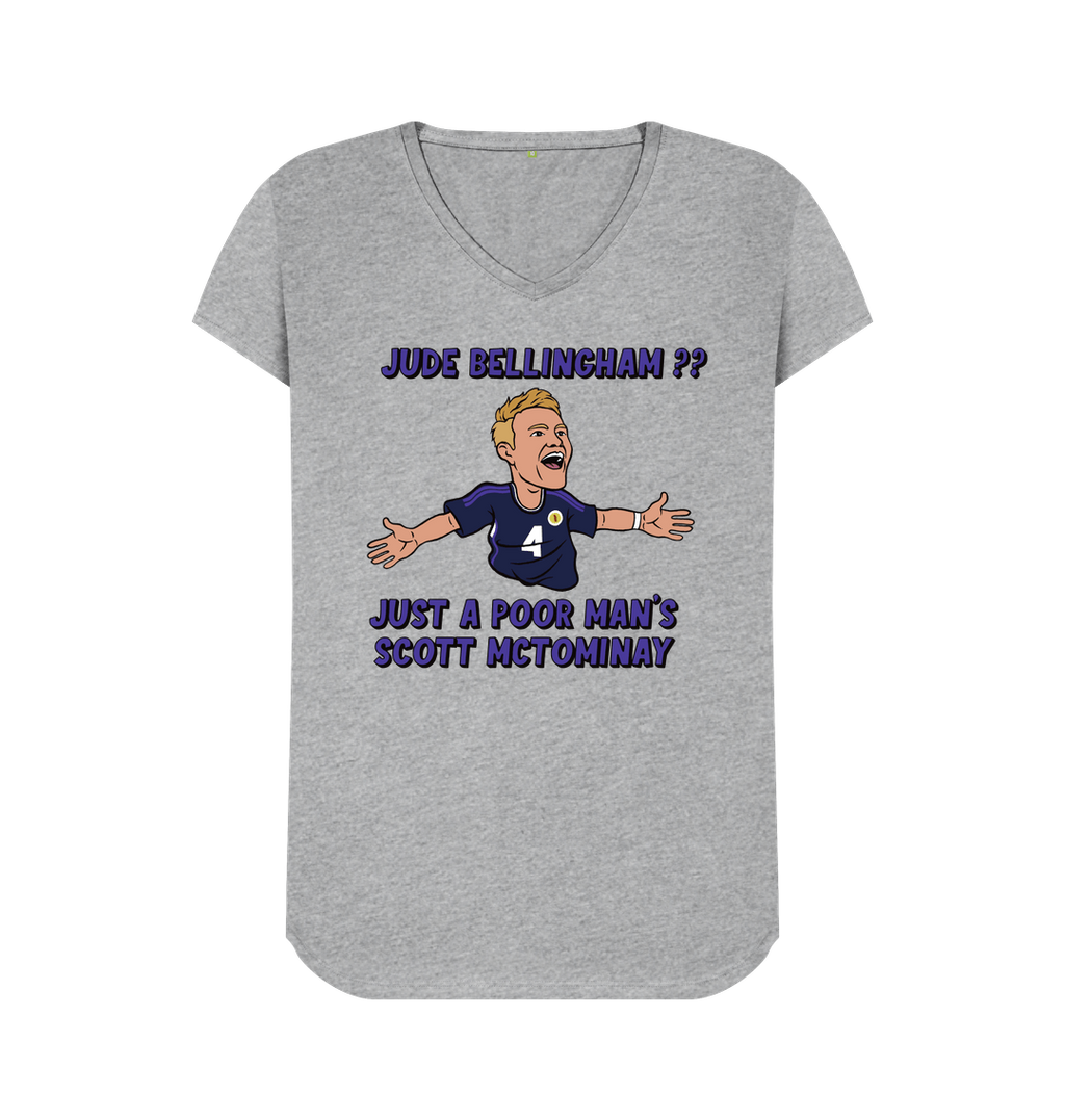Athletic Grey Printed T-shirt Front