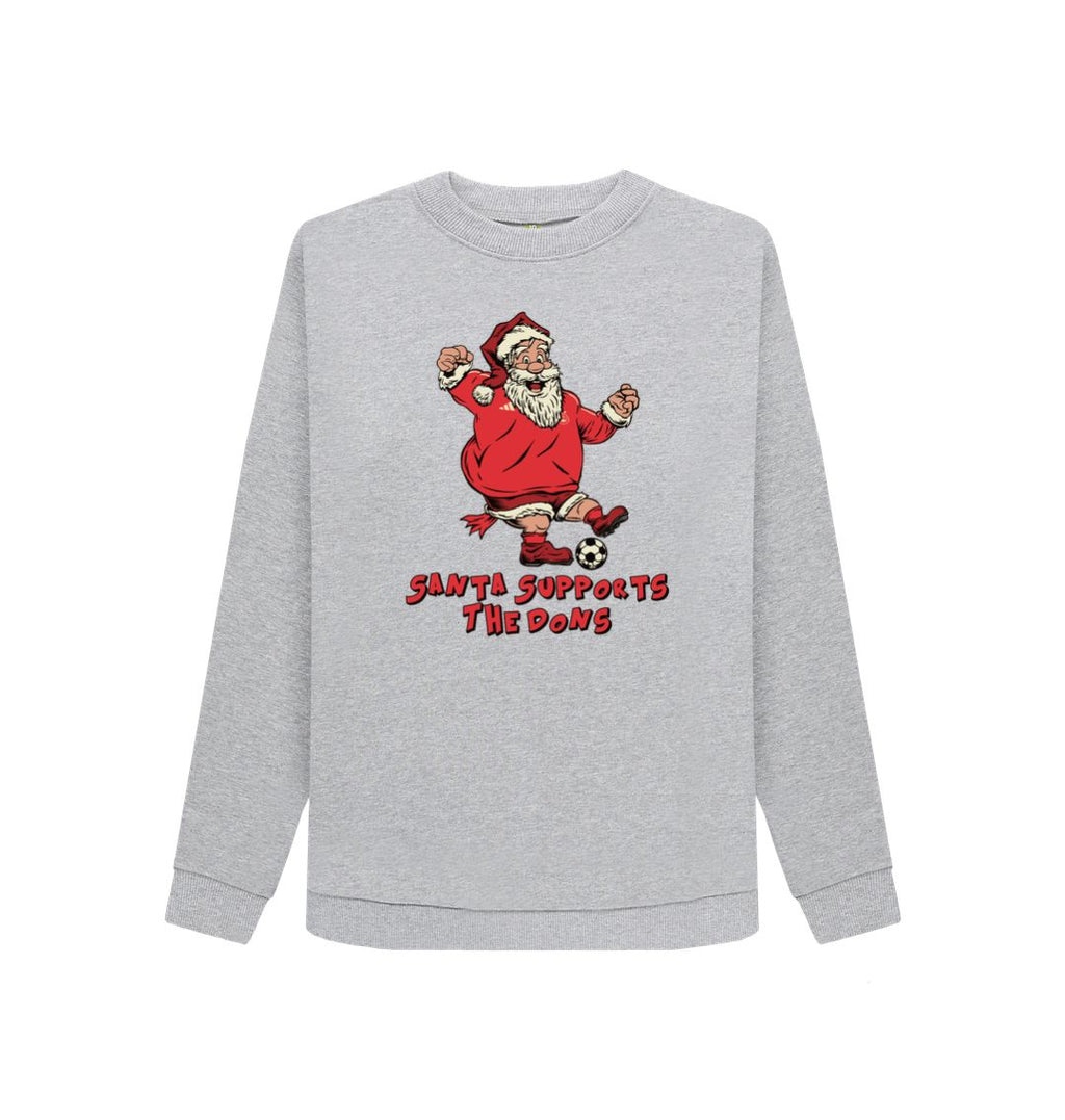 Light Heather Aberdeen Women's Santa Jumper